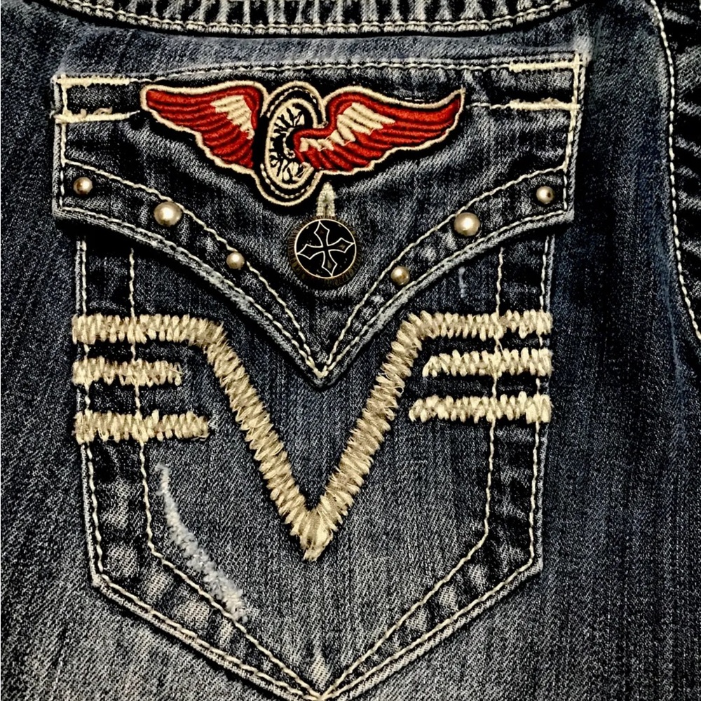 COPY - Womens Awesome Sinfull AFFLICTION Denim Jeans Tag Sz 29